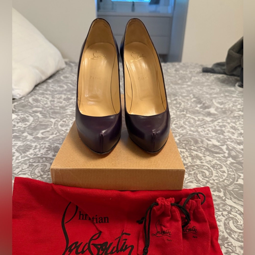 Christian Louboutin Dark Purple Heels